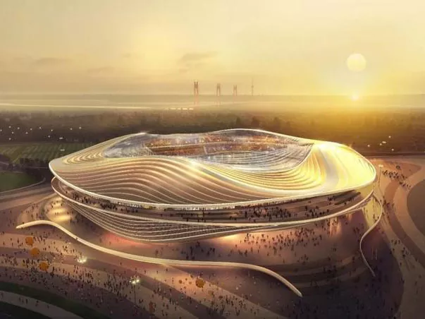 Zikopa zazitali za span zitsulo za stadium